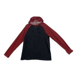 Volcom Stone T Shirt Hoodie Baseball Long Sleeve Mens Medium